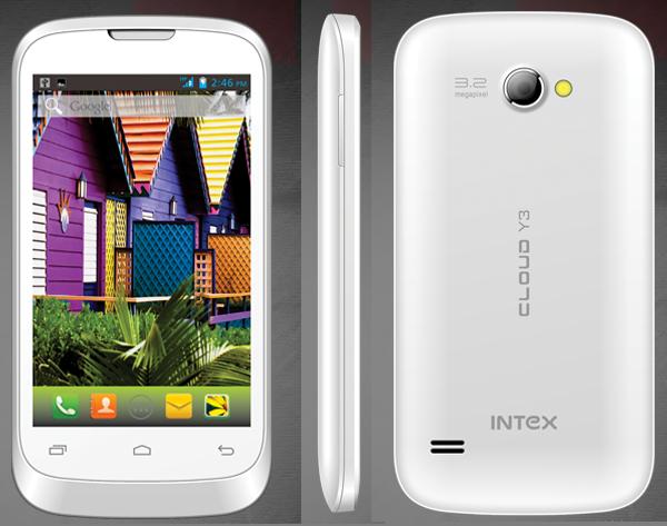 Intex Cloud Y3 Features and Specs