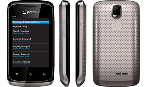 Micromax Bolt A24 Features and Specifications