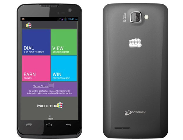 Micromax Canvas MAd A94 Features and Specs