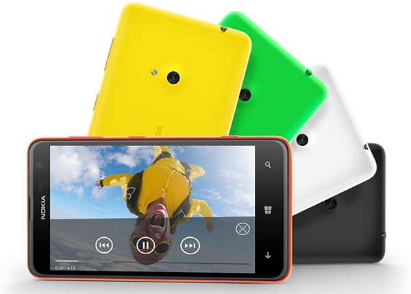 Nokia Lumia 625 Features and Specs