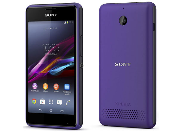 Sony Xperia E1 Dual Features and Specs