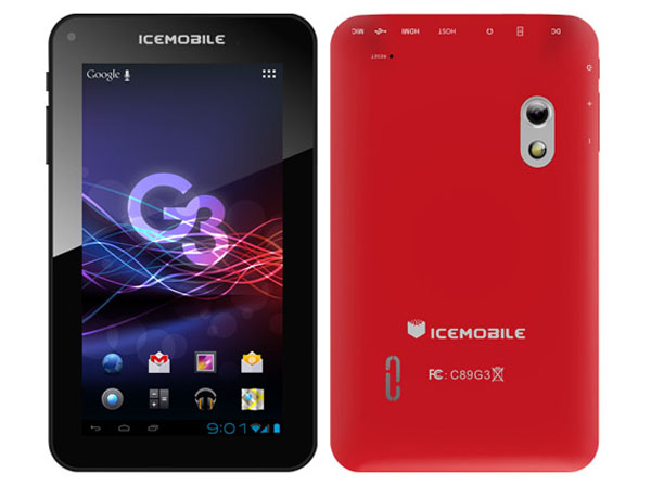 Icemobile G3 Features and Specifications