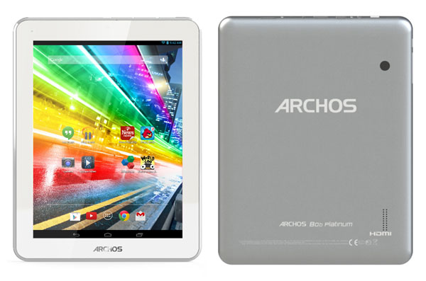 Archos 80b Platinum Features and Specifications