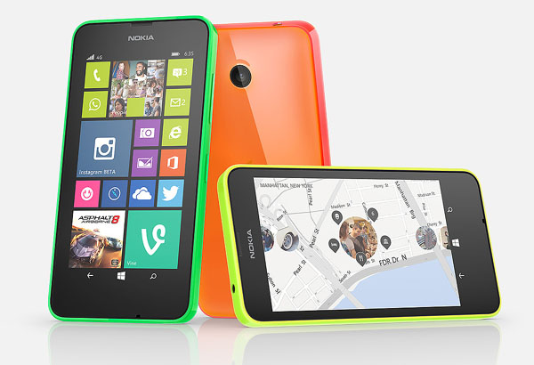 Nokia Lumia 635 Features and Specifications