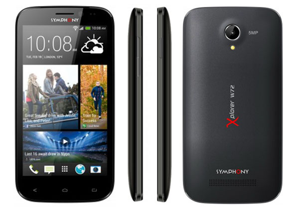 Symphony Xplorer W72 Features and Specifications