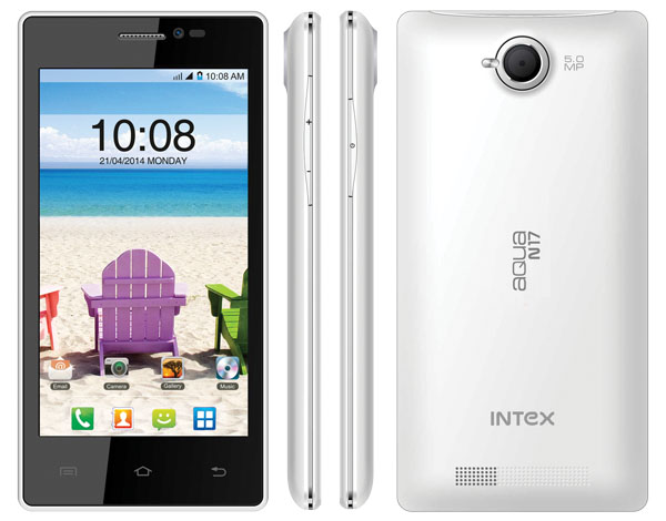 Intex Aqua N17 Features and Specifications