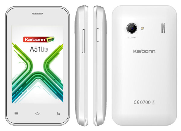 Karbonn Smart A51 Lite Features and Specifications