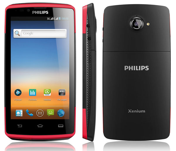 Philips Xenium W7555 Features and Specifications