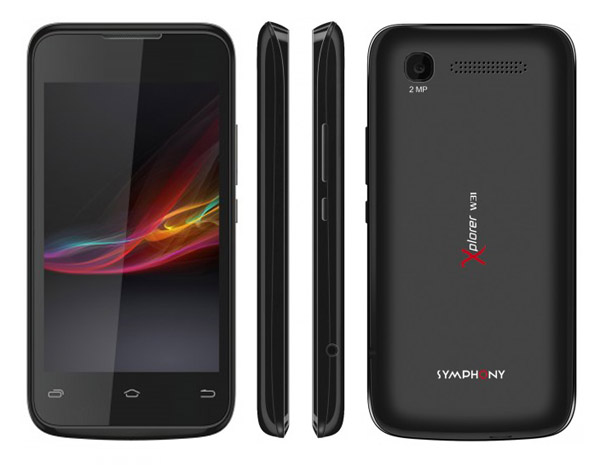 Symphony Xplorer W31 Features and Specifications