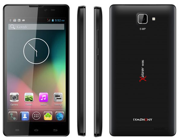 Symphony Xplorer W86 Features and Specifications