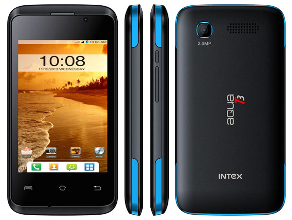 Intex Aqua T3 Features and Specifications