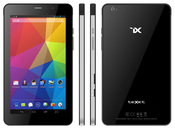 Texet X-pad iX 7 3G TM-7068 Features and Specifications