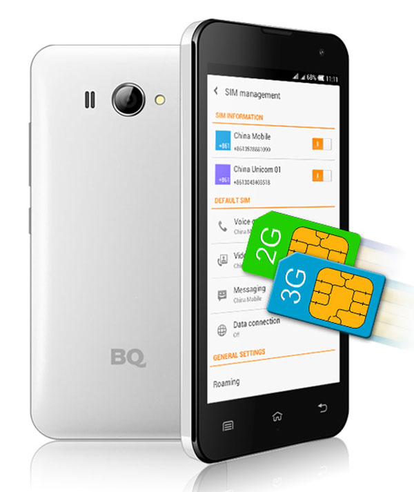 BQ S50 Features and Specifications