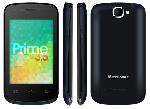 Icemobile Prime 3.5 Features and Specifications
