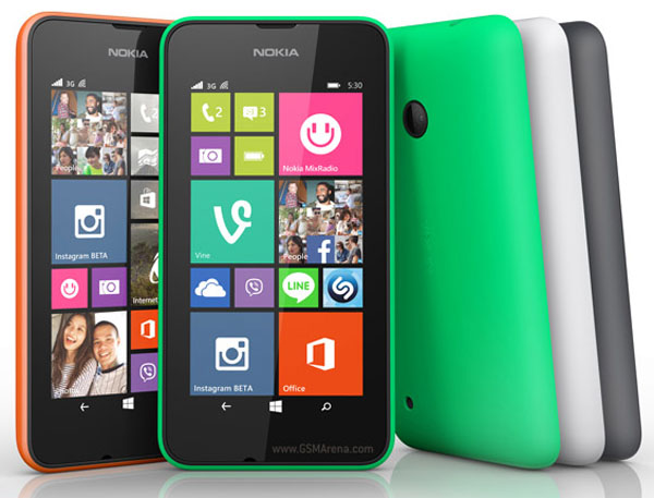 Nokia Lumia 530 Features and Specifications
