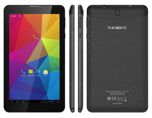 teXet NaviPad TM-7049 3G Features and Specifications