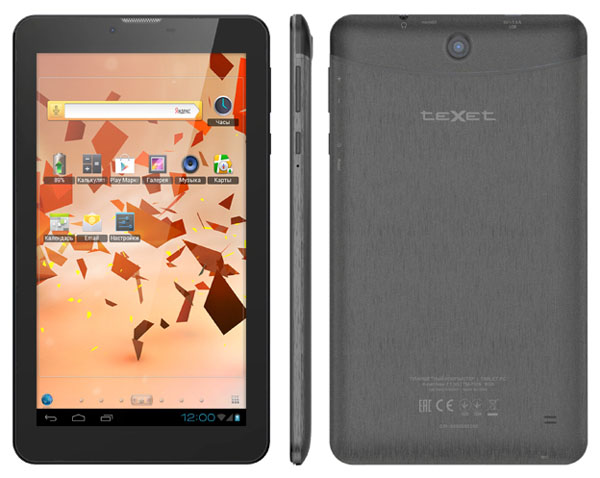 teXet X-pad Navi 7.1 3G TM-7076 Features and Specifications