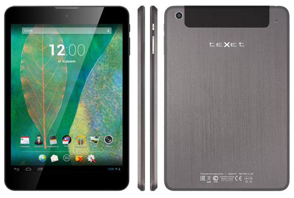 teXet X-pad Shine 8.1 3G TM-7868 Features and Specifications