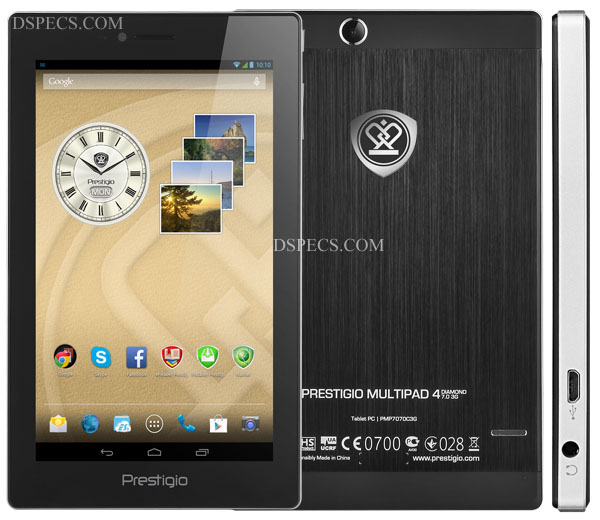 Prestigio MultiPad 4 Diamond 7.0 3G Features and Specifications