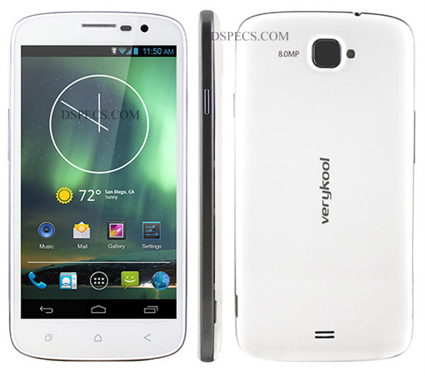 Verykool SL5000 Quantum Features and Specifications