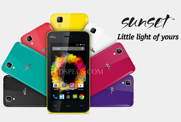 Wiko Sunset Features and Specifications
