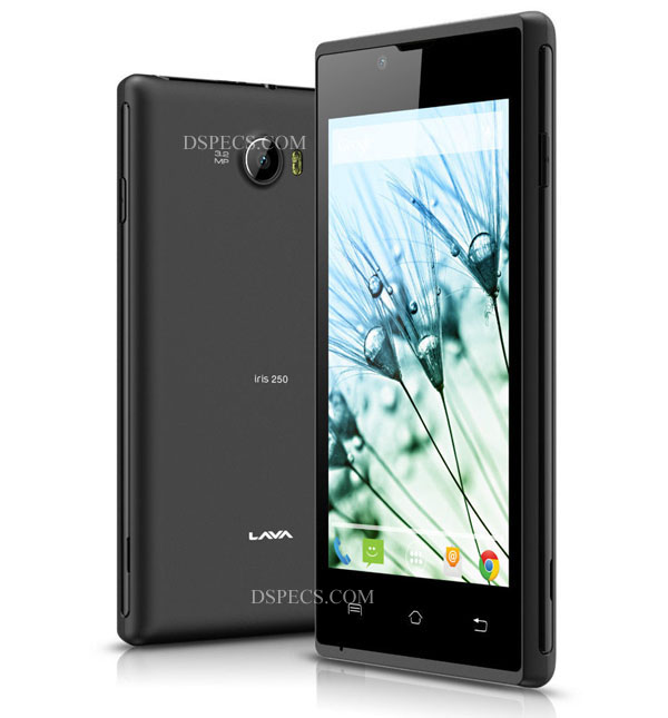 Lava Iris 250 Features and Specifications