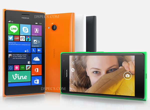 Nokia Lumia 735 Features and Specifications