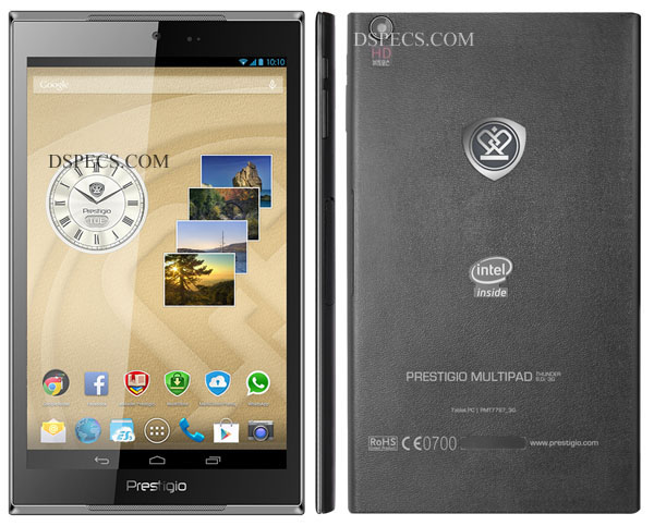 Prestigio MultiPad Thunder 8.0i 3G Features and Specifications