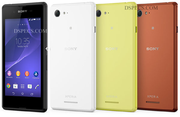 Sony Xperia E3 Dual Features and Specifications