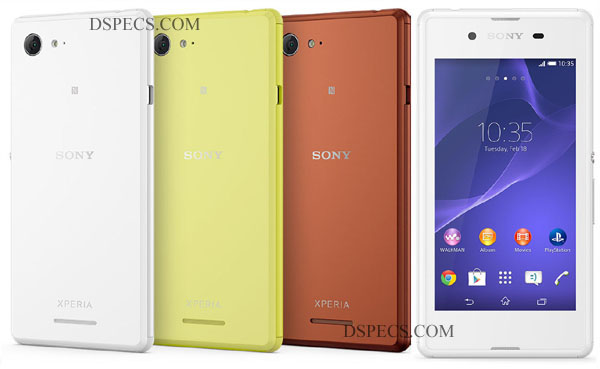 Sony Xperia E3 4G Features and Specifications