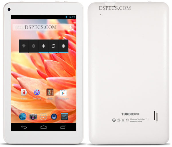 TurboPad 712 Features and Specifications