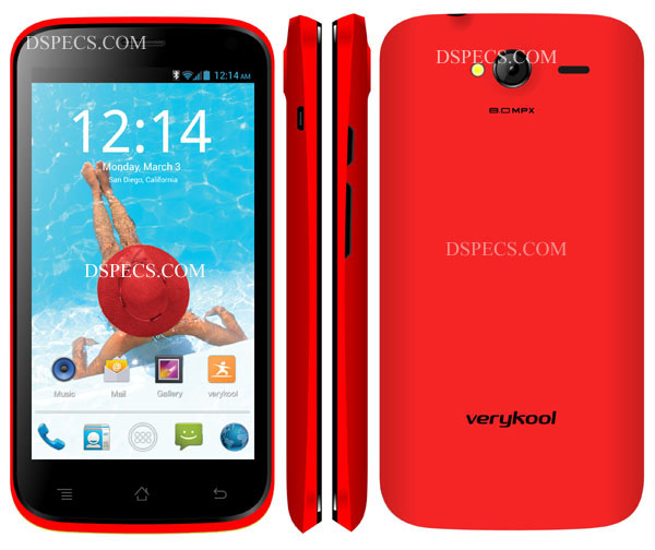 Verykool S5012 Orbit Features and Specifications