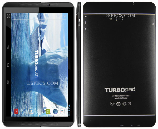 TurboPad 801 Features and Specifications