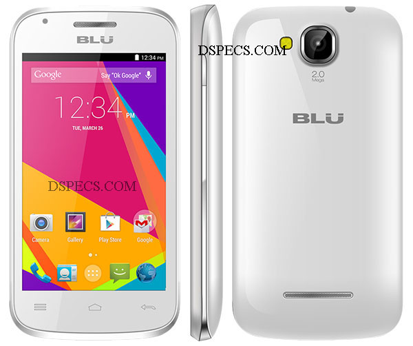 BLU Dash Jr 4.0 K Features and Specifications