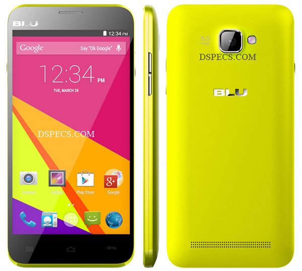 Blu Dash 5.0+ Features and Specifications