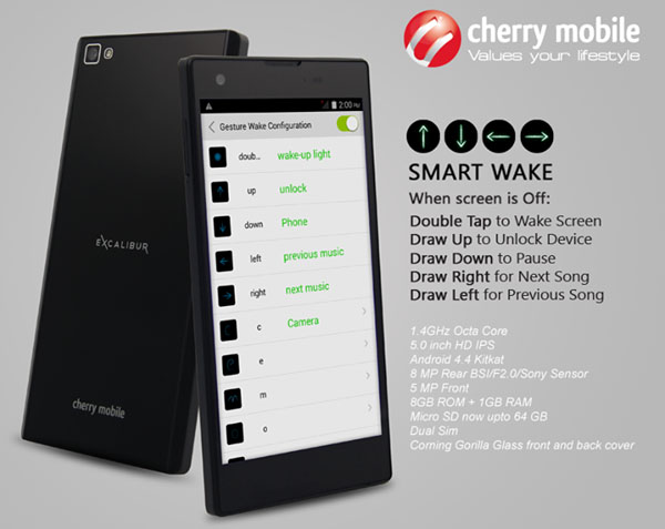 Cherry Mobile Excalibur Features and Specifications