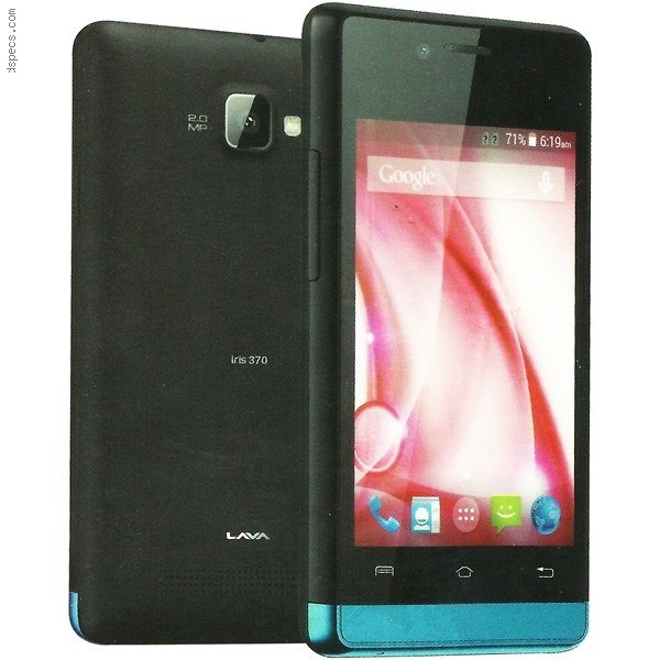 Lava Iris 370 Features and Specificifications